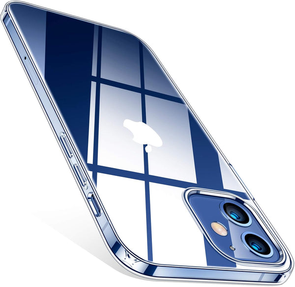 TORRAS Crystal Clear Case for iPhone 12 Mini, Slim Durable Soft Silicone, Long Lasting Clarity, 5.4 inch 2020