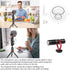BOYA MM1 Universal Camera Microphone Super-Cardioid Shotgun Microphone with Shock Mount for Camera, Consumer, Camcorder