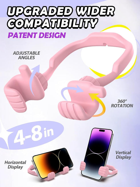 Stocking Stuffers for Teens and Adults: Thumbs Up Lazy Phone Stand Holder Gadgets for Christmas Gifts