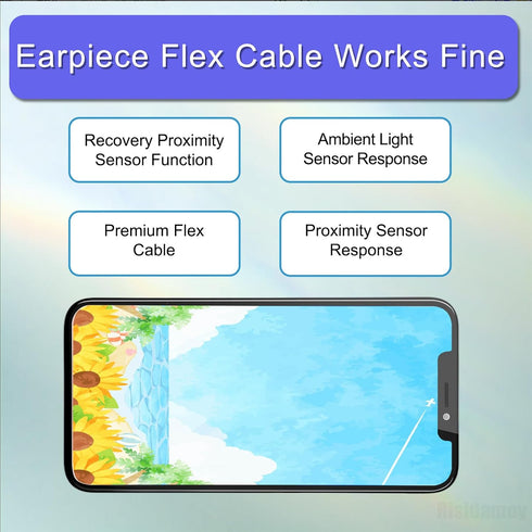 Earpiece Flex Cable Replacement for iPhone 13 Pro, Ear Speaker Connector Repair for Proximity Ambient Light Sensor