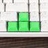 PATIKIL 1U Blank Keycaps, 10 Pack Universal PBT Replacement Accessories for MX Mechanical Keyboard, Green