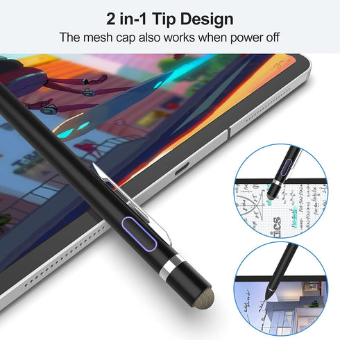Stylus Pens for Touchscreen - High Sensitivity & Precision Capacitive Stylus Pencil for iPad iPhone Tablets Samsung