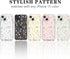 iPhone 15 Case Clear with Cute Color Flower Floral Leaf Design, Soft TPU Shockproof Protective Cover