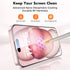 UNBREAKcable iPhone 15 Screen Protector 3-Pack, Shatterproof Tempered Glass, 9H Hardness, Easy Install, Full Coverage.