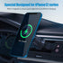 WixGear Wireless Magnetic Car Charger - Compatible with iPhone 13/12 Series with Auto Alignment
