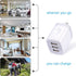 Hootek USB Wall Charger 2Pack, 3-Port 3.1A Power Adapter, Multi Port Quick Charger Block for iPhone 15 14 13 12 11 Pro