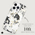 Kate Spade New York iPhone 14 Pro Max Case - Multi Floral Black and White, Compatible with MagSafe
