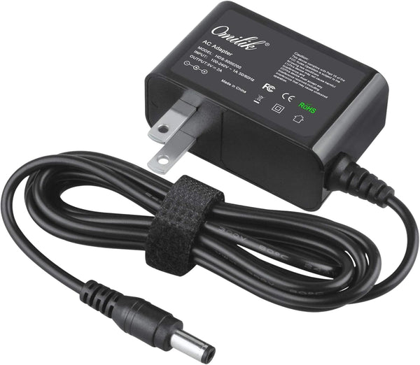 5V 2A DC Power Supply Adapter, Output DC 5V 2000mA for LED Strip, String Lights, Wireless Router, LCD, Hub, Switches,