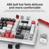 Mosptnspg Wired/Bluetooth/2.4G (98 RGB Mechanical Feel Membrane Wireless Keyboard, Silent ABS Ball Cap Gasket Structure