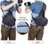 S-ZONE Canvas Camera Sling Bag, Anti-theft Backpack Shoulder Crossbody Case with Tripod Holder for DSLR