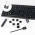 2PCS Keycap Puller and Switch Puller with 2PCS Keyboard Brush, Mechanical Keyboard Cleaning Tool