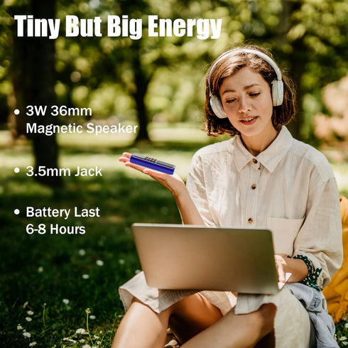Leting Portable Radio with MP3 Speaker, FM Radio, Supports TF Card/USB/Music Recording, Rechargeable Battery Powered