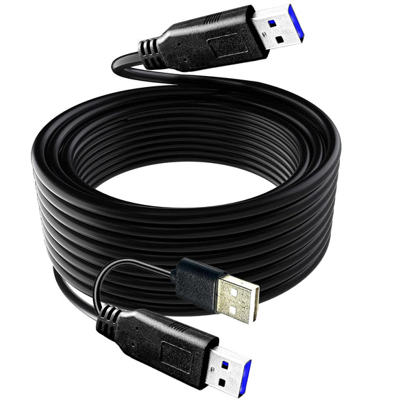 YOTETION USB 3.0 Cable 40FT, Male to Male, Compatible with Hard Drive, Cooling Fan, Camera, DVD Player, and More
