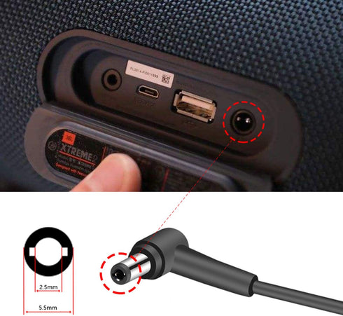 FEIYIU 19V~20V AC DC Adapter Charger Compatible with JBL Xtreme, Xtreme 2, JBL Boombox Portable Wireless Bluetooth