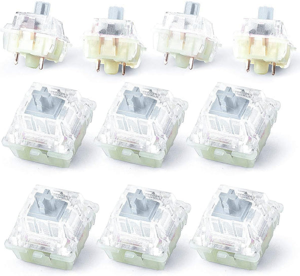 Wholesales Authentic RGB Cherry Switches, Keycap Keyswitches for Corsair & MX8.0 RGB Keyboards (Silver 10PCS)