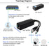 ANVISION 48V to 12V PoE Splitter Adapter, IEEE 802.3af Compliant, for IP Camera, AP Router, VoIP Phone