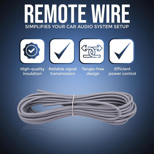 Elite Audio Base Series Amplifier Install Kit - 2000W Max Power, 4-Gauge, Mini ANL Fuse, 17ft 2-Ch RCA Cable, 16-Gauge