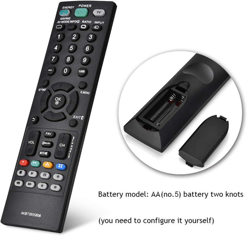 HD TV Remote Control Replacement for LCD/LED TV AKB73655806, Digital Television Audio Voice Remote Controller