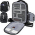 RAINSMORE Camera Backpack for Photographers, DSLR SLR Cases with Waterproof Rain Cover & Laptop Compartment