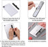 CCSmall Black Stylus Pen Pencil Holder with Elastic Pocket, Wrist Strap, Adhesive Sleeve for Cases, Notebooks, Tablets