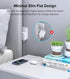 2Pack Flat USB C Wall Charger, 40W 4Ports Fast Charging Block, Multiport Power Adapter Plug Compatible with iPhone