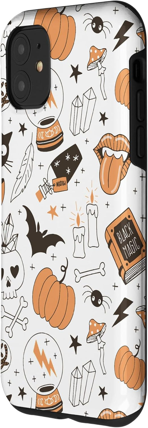 iPhone 11 Vintage Witchy Magical Crystals Case for Halloween 2023