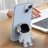 2 Pack Astronaut Phone Ring Holder Finger Kickstand - Cute Foldable ABS Space Phone Back Grip for All Phones and