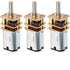 BYDGUMEI 6V 100RPM N20 Motor,GA12-N20 3mm (3 DC Mini Reduction Gear Reduction Mini Metal Gear Box Gear Motor Axis Robot