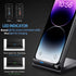 20W Fast Wireless Charger - Wireless Charging Stand Compatible with iPhone 15, 15 Pro, 14, 13, 12, 11 Series/X/XS/XR/8,