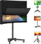 Mobile Outdoor TV Stand Cover, 43" Television Covers with Side Zipper for