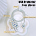 Cute Cable Protector for iPhone Apple Charger,Clear Pretty Butterfly Design,Data Cable USB Case Cord Saver Phone Charger Protector for iPhone 7 8 11 12 13 14 Pro Max XS XR X Plus-Blue by CameCosy