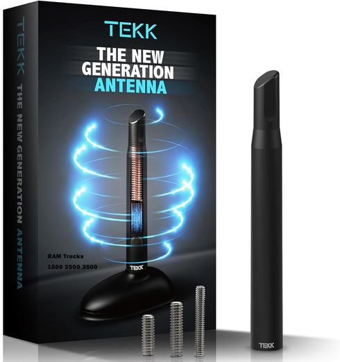 Tekk Short Antenna Compatible with Dodge RAM Trucks 1500/2500 / 3500/1994-2026 / Designed