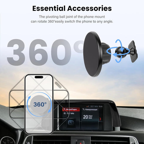TUYICN 2012-2018 3 Series/2014-2018 2/4 3/4Series 6.5 inch 8.8 inch) Car Phone Holder for BMW BMW Series- for MagSafe