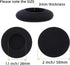 2 Inch Foam Pad EarPad Ear Cover Compatible with Sony Sennheiser Philips Headphone, 5 Pairs, Black