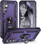 ZOEII Military Grade Drop Tested Protective Case for Samsung Galaxy S24 Plus with Stand, Purple