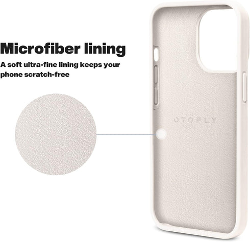 OTOFLY Designed for iPhone 13 Pro Max Case, Silicone Shockproof Slim Thin Phone Case (Stone) 6.7 inch