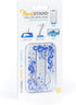 Gifts for Readers & Writers Cell Phone Stand, Fully Adjustable Angle, Foldable Phone Holder, Flexistand Office Desk