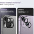 AFARER 2 Pack for iPhone 15/iPhone 15 Plus Camera Lens Protector, Metal Camera Cover with 9H Tempered Glass Screen