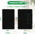 2 PCS Black Outdoor Speaker Cover, Weatherproof Wall Mounted, UV Resistant, Dustproof 600D Oxford Cloth (H 10" x W 6" x