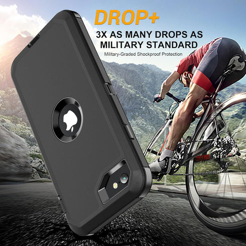 Shop jaroco iPhone SE Case 2022/2020/3rd/2nd, iPhone 8/7 - Shockproof, Military Grade, Non-Slip, Heavy Duty, 4.7" -