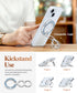 GVIEWIN 17/16/15/14/13/12 Magnetic Phone Ring Holder, Compatible with MagSafe Phone Grip with Adjustable Stand, Magnet