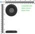 Geekria QuickFit Replacement Ear Pads for Microsoft Modern Wireless and Wired Headphones, Black Earpads Cover Repair