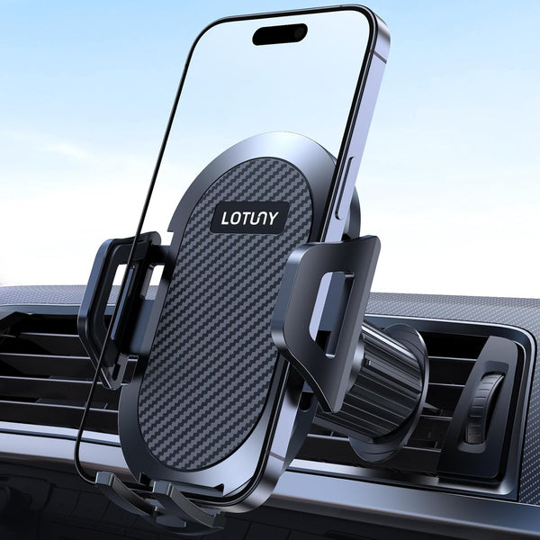 Car Phone Holder Mount, Upgraded Vent Clip, Universal Phone Holders for iPhone, Samsung, 4.0-7.0 inches