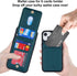 iPhone 13 case with Credit Card Holder mag Safe, iPhone 13 Phone Leather Case Wallet for Women Compatible mag Safe Wallet Detachable 2-in-1 for Men-Green
