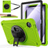 ZtotopCases for Samsung Galaxy Tab A9+ 11'' 2023, Shockproof Hard Case with Screen Protector, Green