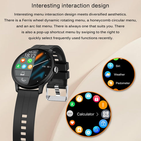 Smart Watch, 1.3” for Women, Fitness Tracker with 100+ Sport Modes, IP67 Waterproof, Heart Rate Monitor, Rose Gold