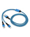 Multiple Charger Cable 2 in 1, iPhone and Android USB Charging Cable, 4ft Nylon Braided Multi Charging Cable with