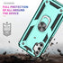 LeYi Samsung Galaxy A32 5G Case, Mint Military-Grade Kickstand Phone Case with 2 Pack Tempered Glass Protector