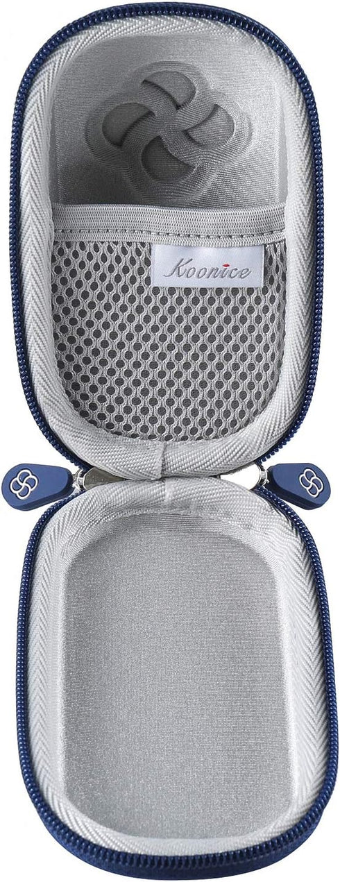 Hard Case for Apple Magic Mouse (1 2 & 3 Gen) Including Carabiner in Navy Blue