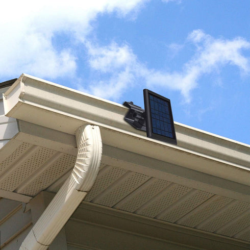 HOLACA Weatherproof Gutter Mount for Ring Solar Panel - Wall Mount Bracket Outdoor Accessories for Ring Solar Panel